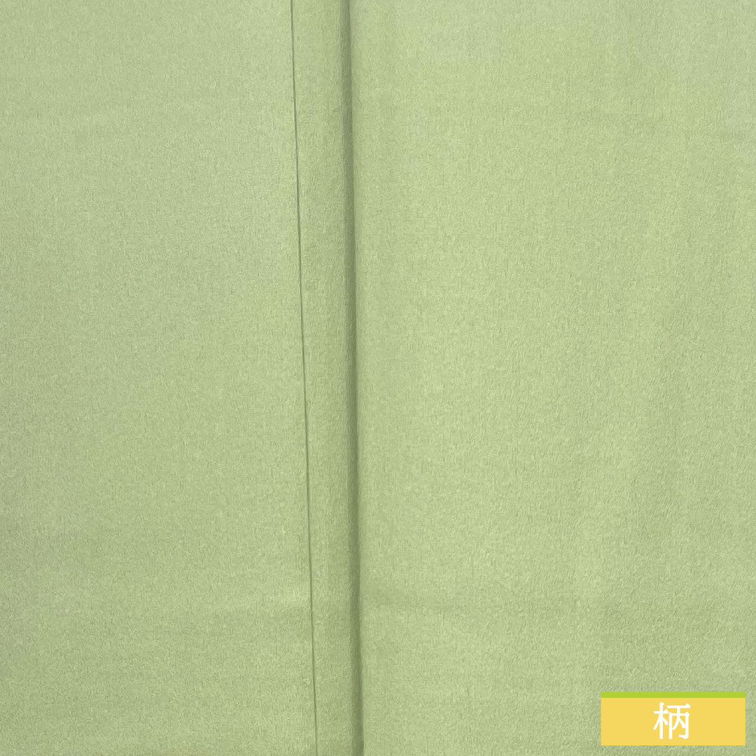 色無地 正絹 身丈151.5cm 裄丈63.5cm 青磁色(せいじいろ) 素無地 中陰蔦 袷 Sランク 緑系 1114001522219