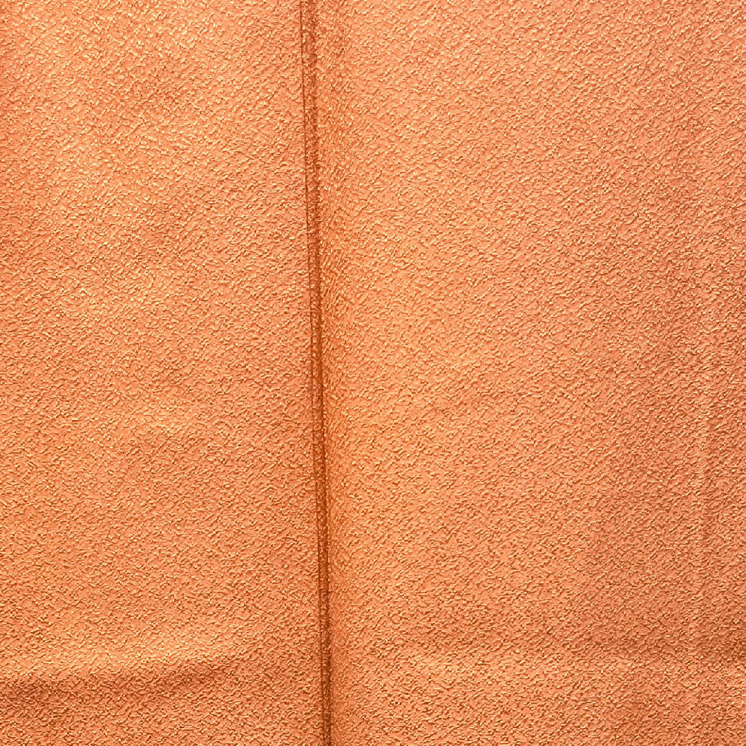 色無地 正絹 桃染色 百貫達雄 加賀友禅 五三桐 身丈158cm 裄丈62.5cm 袷 Aランク ピンク系 1114000953313