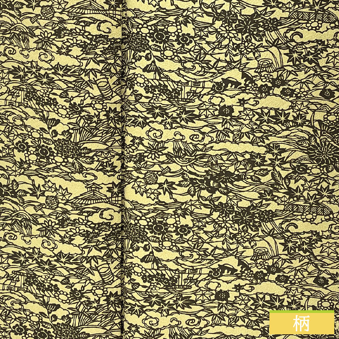 小紋 正絹 身丈163cm 裄丈65.5cm 袷 江戸鼠色(えどねずいろ) 型染 茶屋辻 Sランク グレー系 1115004692422