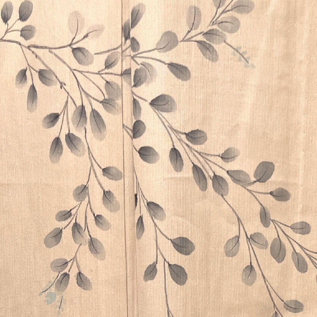 夏物 正絹 訪問着 身丈161.5cm 裄丈64cm 鴇色鼠色(ときいろねずいろ) 萩 紗 Sランク ベージュ系 1132000612425