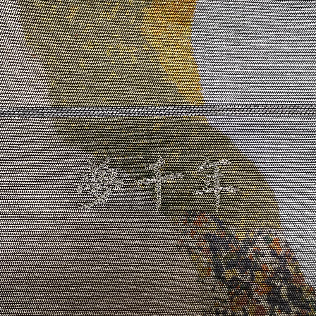 (Unmade) Fukuro Obi (kishu brown) Murasaki Shikibu Ogi Ichizo Obi length 462cm Pure silk A rank Six-pass Formal Gray 1123007943422