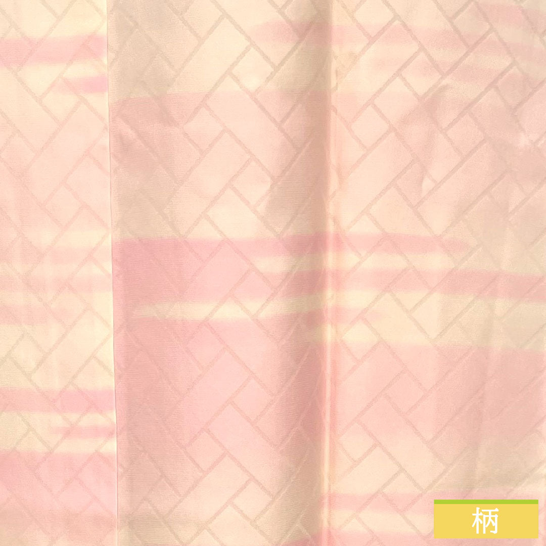 長襦袢 正絹 身丈126cm 裄丈63cm 単衣 ボカシ染 身上げ有り Sランク ピンク系 1129000652313