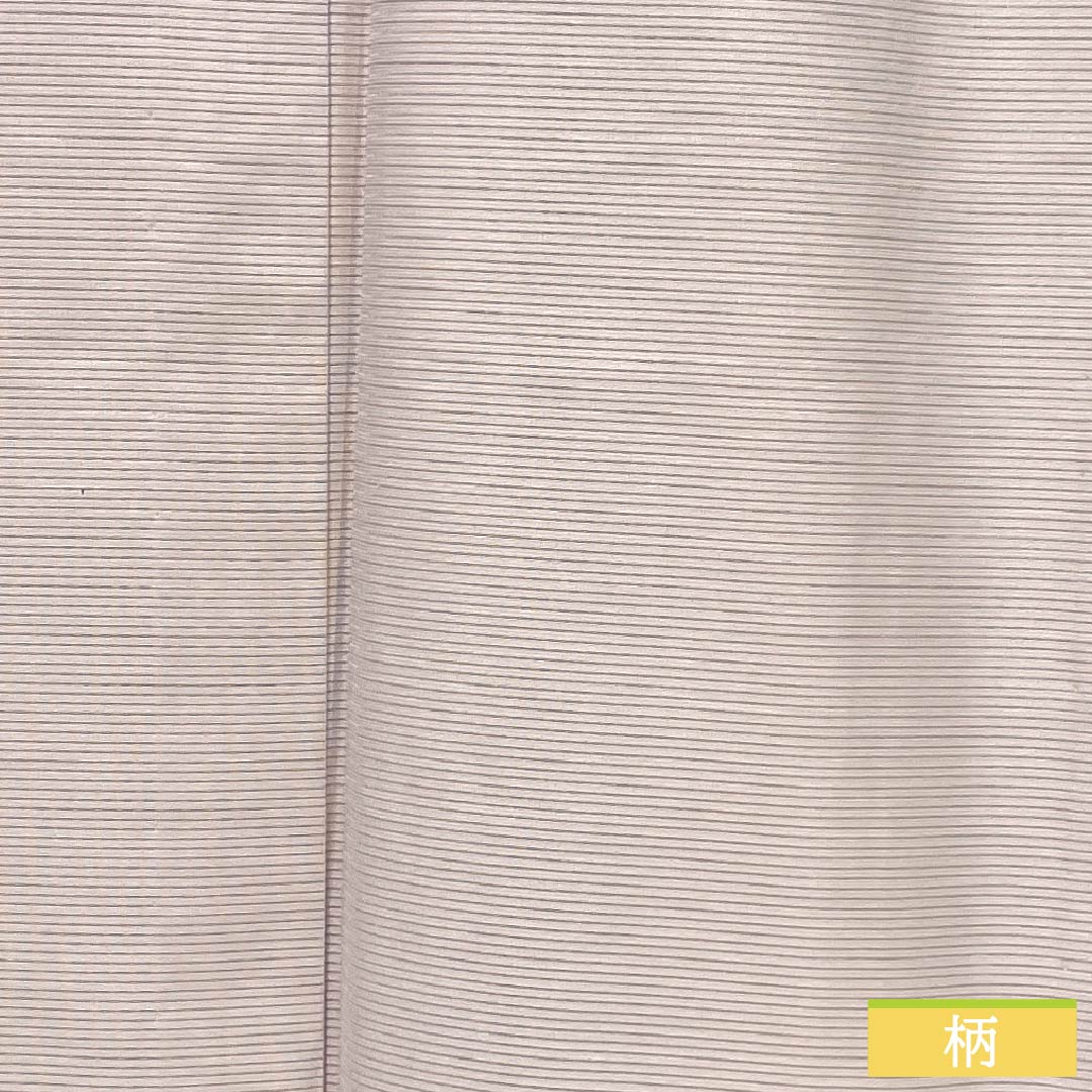 夏物 ポリエステル 色無地 Sランク 身丈159cm 裄丈63.5cm 蒼白色(そうはくしょく) 洗える着物 素無地 絽 ピンク系 1132004072313