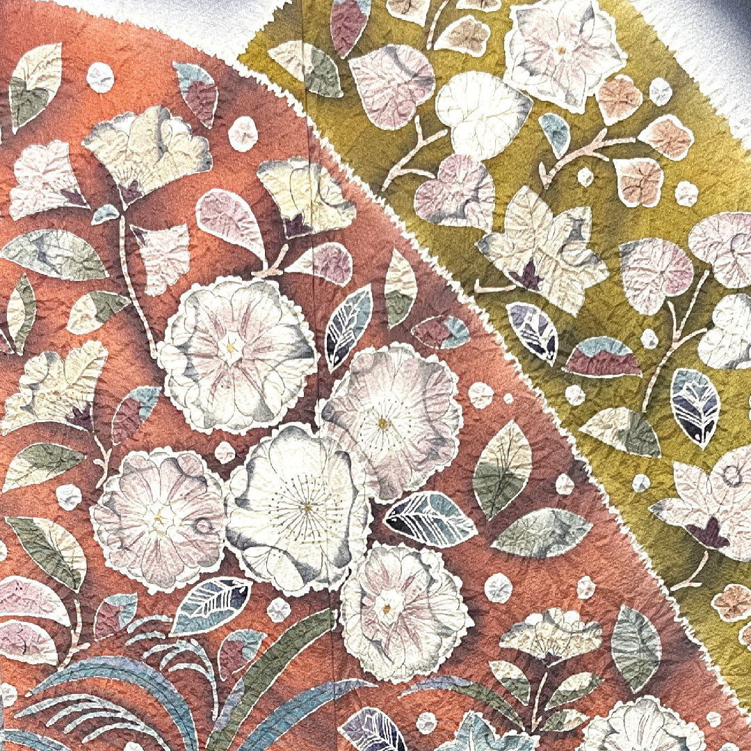 黒留袖 身丈150cm 裄丈63.5cm 袷 桐屋翠山工房 辻ヶ花 丸に沢瀉 正絹 Sランク 五つ紋 黒系 1111001122110