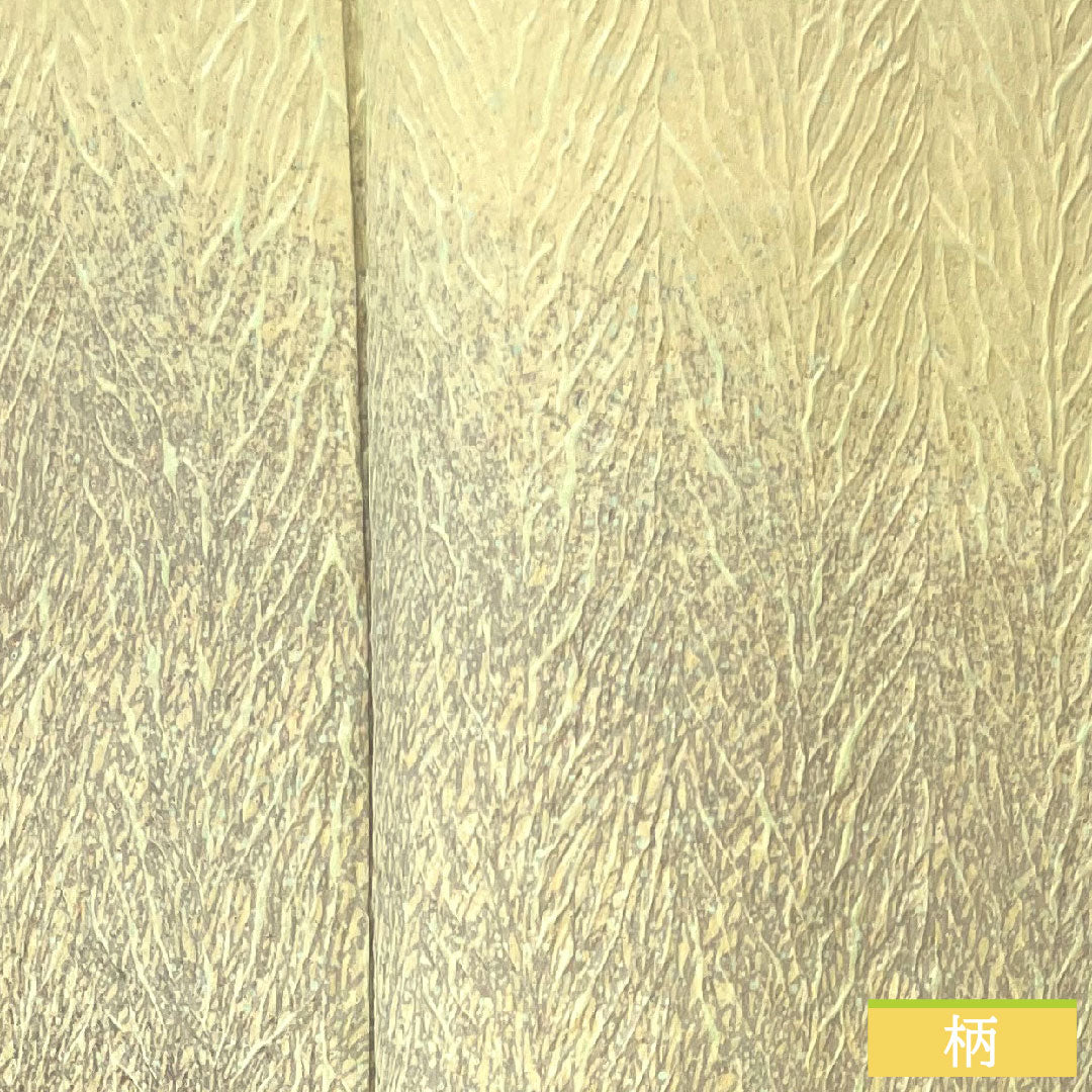 Homongi, pure silk, lined, length 167.5cm, sleeve length 65cm, pale yellow, tornado tie-dye, with basting thread, unused, S rank, cream color, 1112003972515