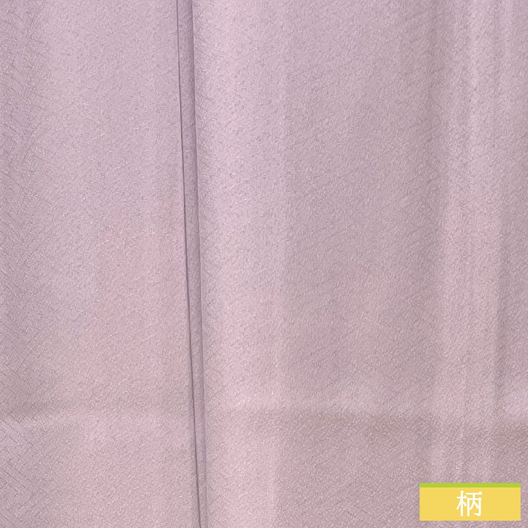 Plain color, pure silk, length 157cm, sleeve length 64cm, light wisteria color, single layer, S rank, purple, 1114001512320