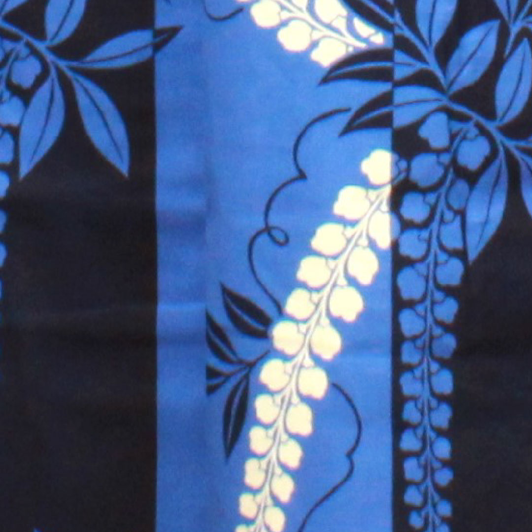 浴衣 しつけ糸付き 未使用品 鈴蘭 木綿 Sランク 単衣 身丈158.5cm 裄丈65cm グラデーション系 1118002912399