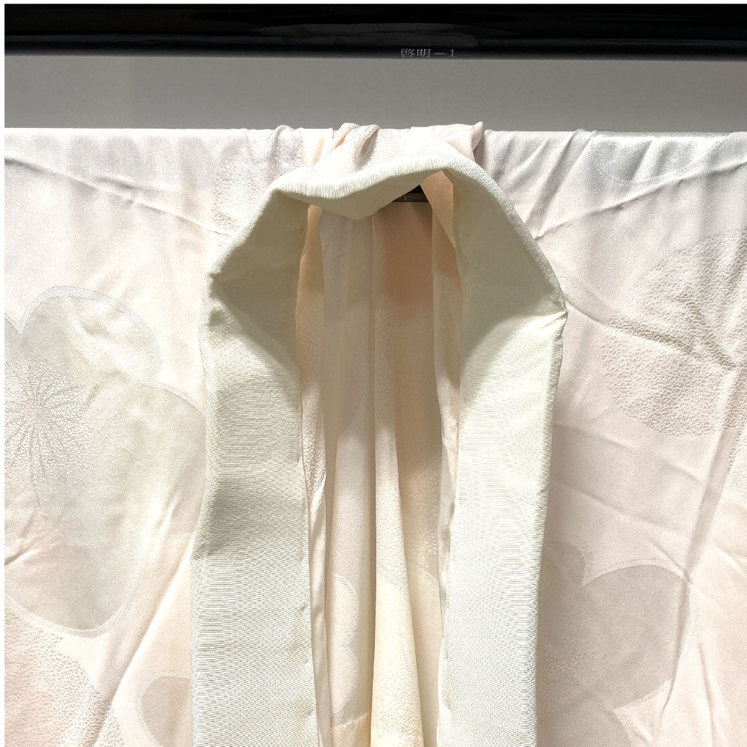 長襦袢 正絹 身丈135cm 裄丈67cm 袷 振袖用 梅 Aランク ピンク系 1129000423413