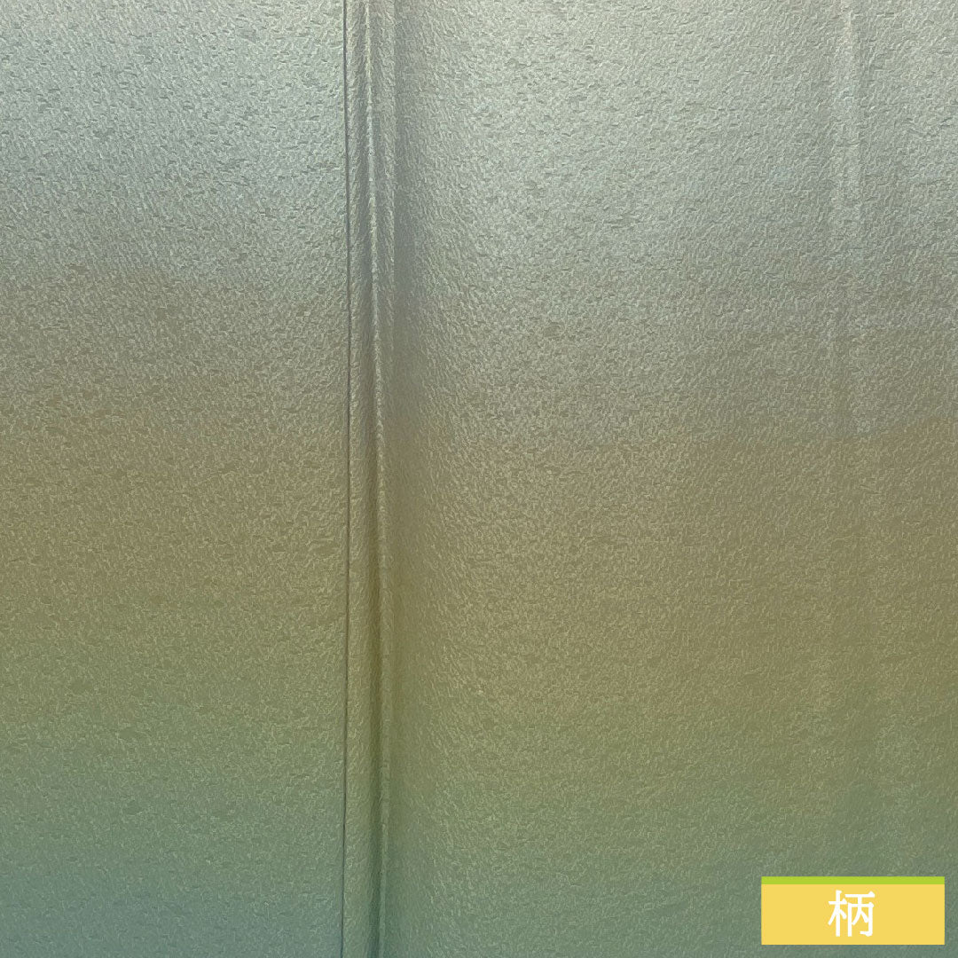 Plain color, pure silk, length 148cm, sleeve length 62.5cm, snow color, blurred pattern, basting thread included, pearl tone finish, lined, A rank, gray 1114001693122