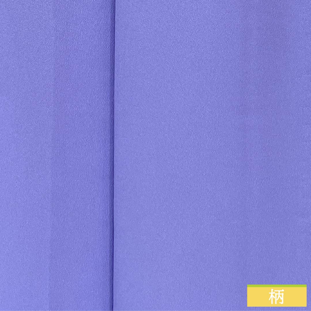 Solid-colored polyester kimono, length 158cm, sleeve length 66cm, gentian-colored (rindou-iro), washable, single-layer, S rank, purple, product number 1114002192320