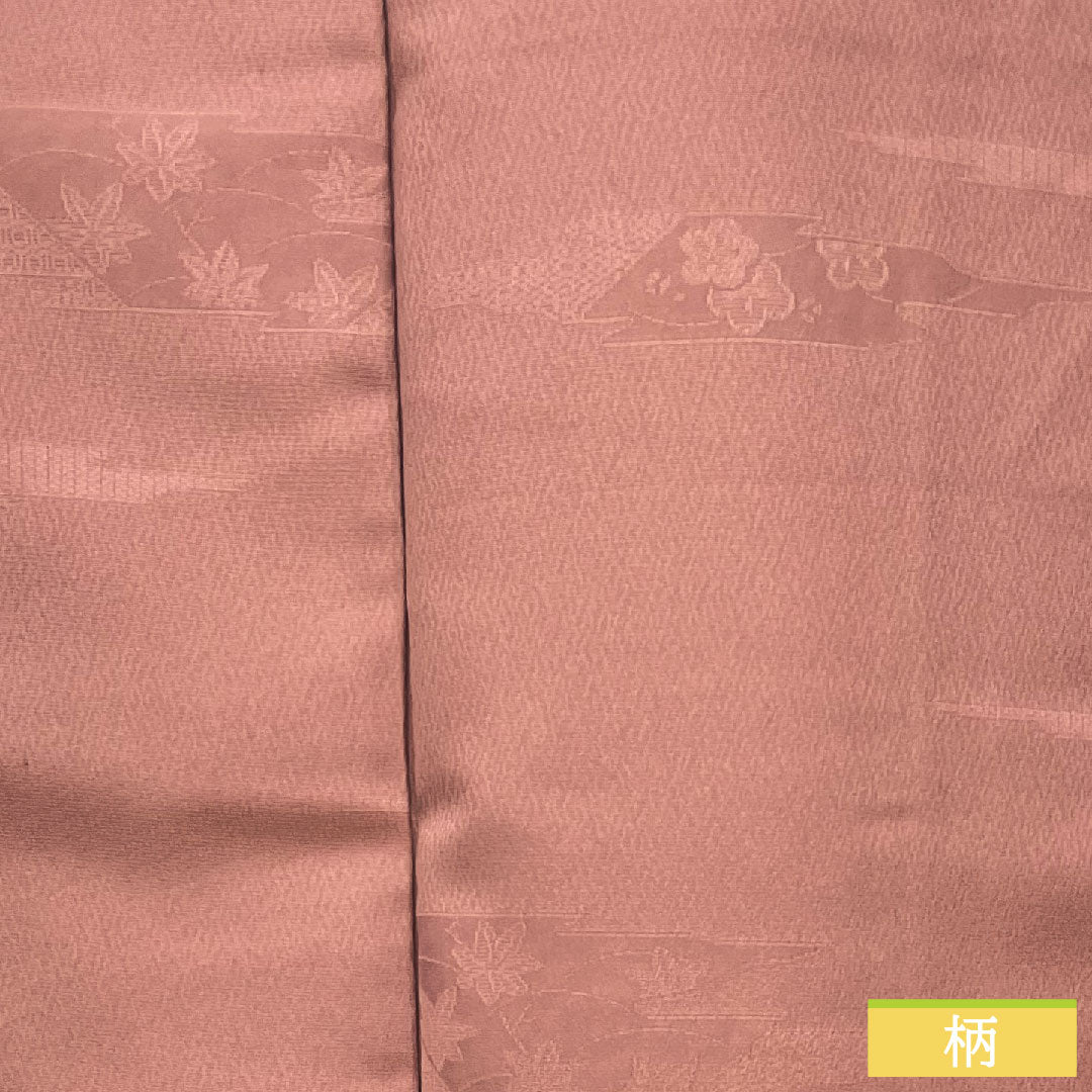 Plain color, polyester, length 151cm, sleeve length 61.5cm, Bijinsai color, washable kimono, auspicious motif, lined, B rank, purple, 1114001274220