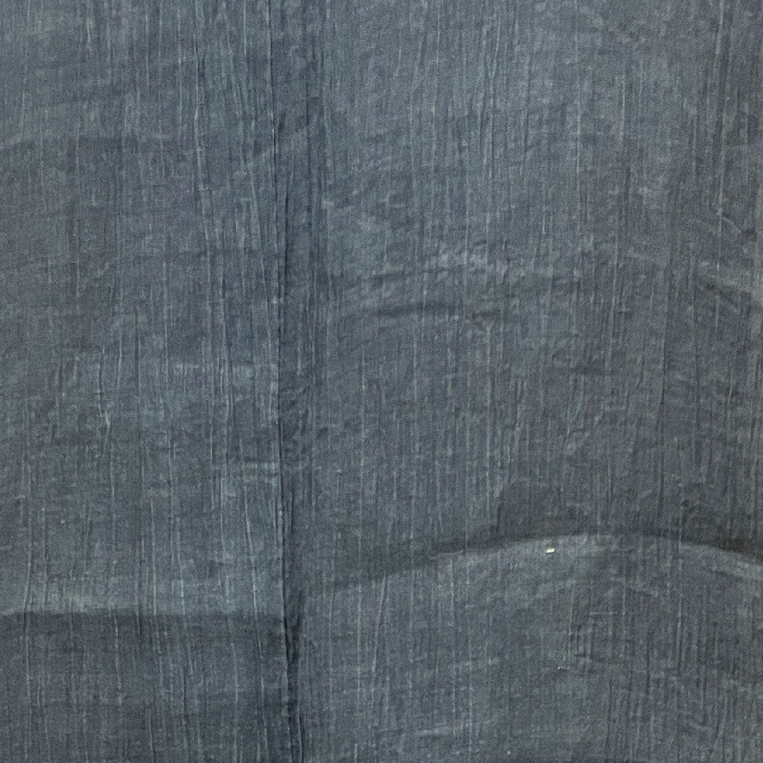 夏物 麻 男物 身丈145cm 裄丈67cm 濃紺色(のうこんいろ) 小千谷縮 紗 Bランク 紺系 1132000744118