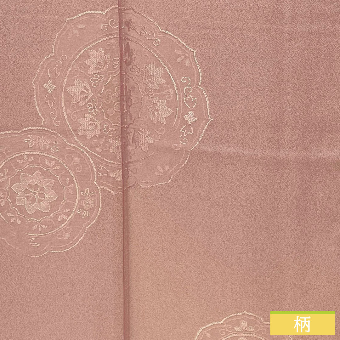 Plain color, pure silk, length 163cm, sleeve length 67cm, red obi, plain tsukesage, copper mirror, basting thread included, lined, S rank, purple 1114001832420