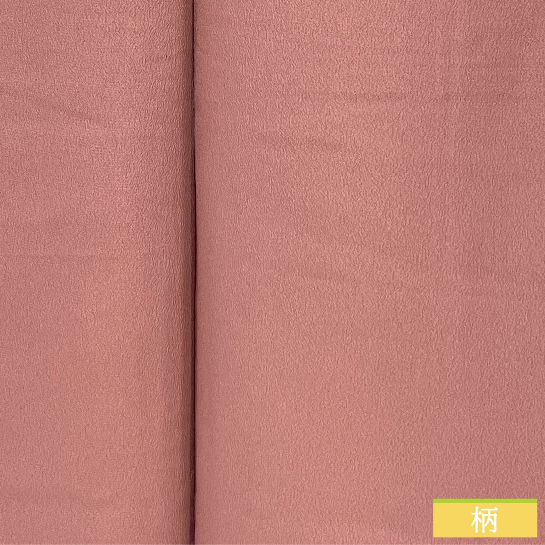 Solid-colored polyester kimono, length 163cm, sleeve length 63cm, light purple (asa-ki-o-iro) color, washable, lined, with basting threads, S rank, pink, product number 1114002222413
