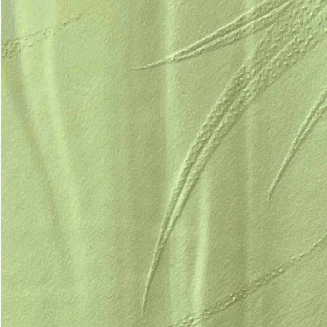 色無地 正絹 黄緑色 笹 身丈151.5cm 裄丈62cm 袷 Sランク 緑系 1114000892219