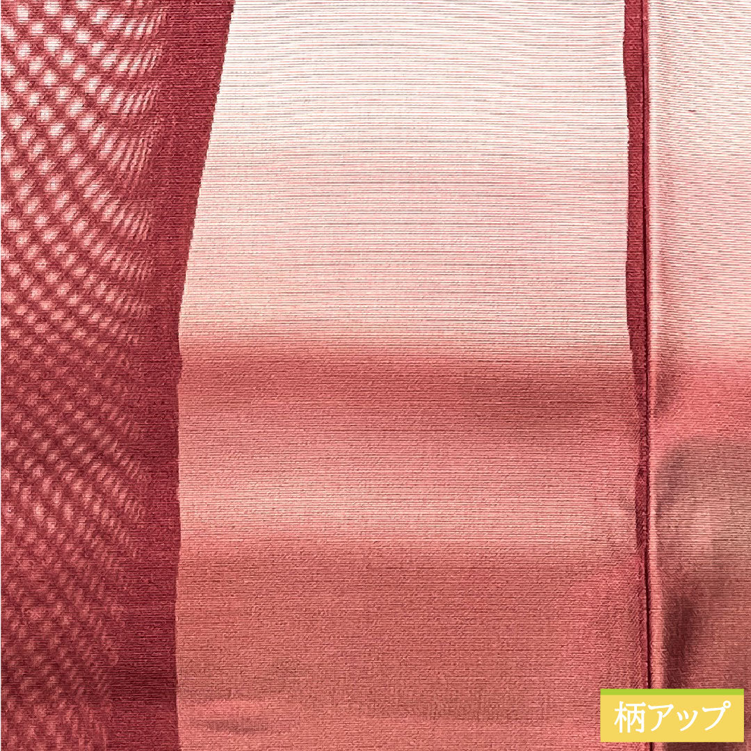 羽織 正絹 身丈76.5cm 裄丈60.5cm 臙脂色(えんじいろ) 夏物 しつけ糸付き 未使用品 Sランク 紗 赤系 1117001002912