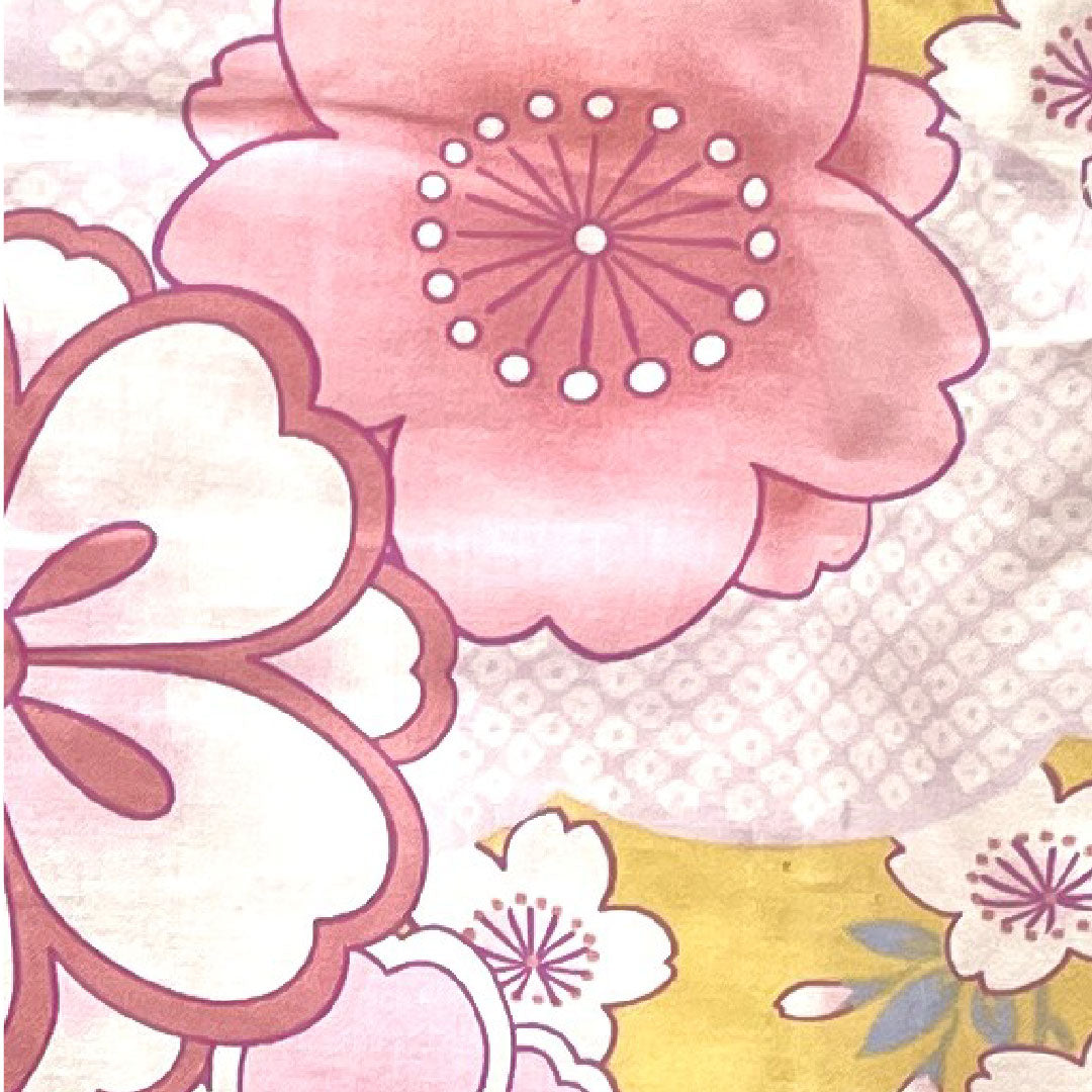 浴衣 樱花云图案 棉 S级 单层 长度 166.5cm 袖长 65cm 渐变色 1118002772599