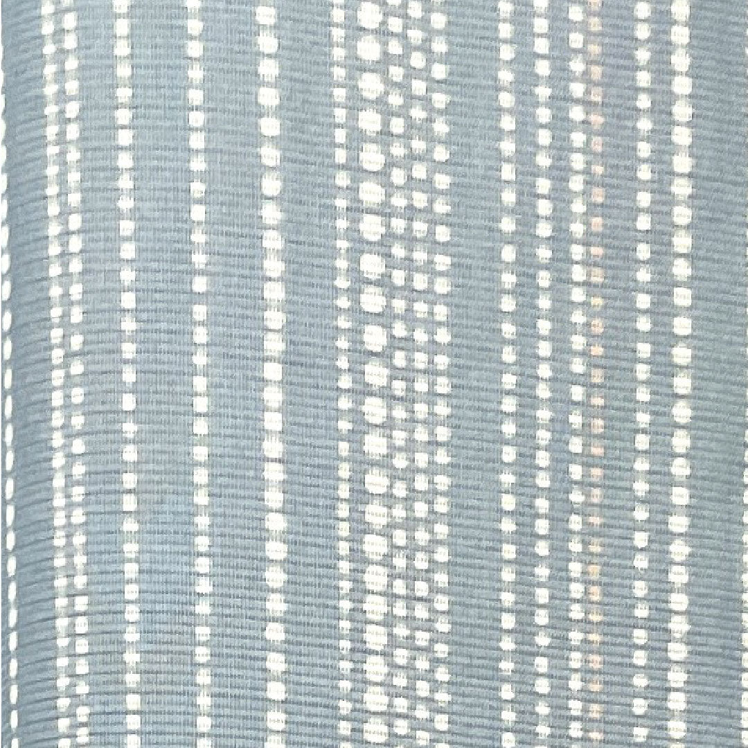 夏物 正絹 小紋 身丈153cm 裄丈62cm 白群色(びゃくぐんいろ) 幾何学模様 絽 Sランク 青系 1132001372217