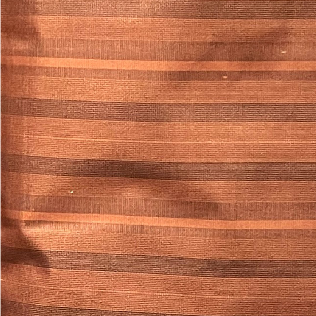 紬 正絹 身丈155.5cm 裄丈62.5cm 横段 Aランク 袷 茶系 1116002793314