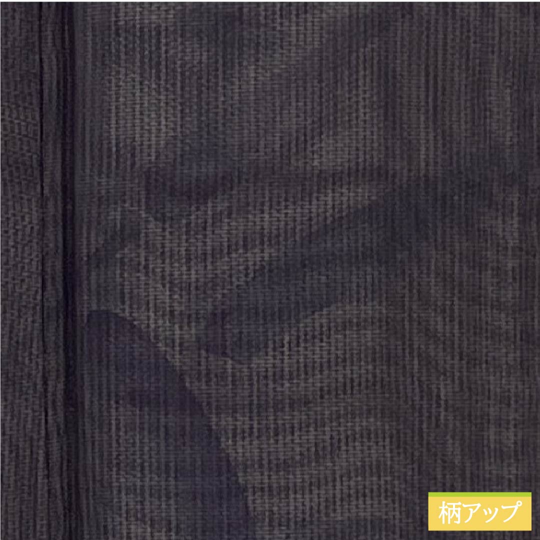 夏物 正絹 訪問着 身丈149cm 裄丈63cm 紫烏色(しうしょく) 京友禅 笹 二重紗 Sランク 紫系 1132002792120