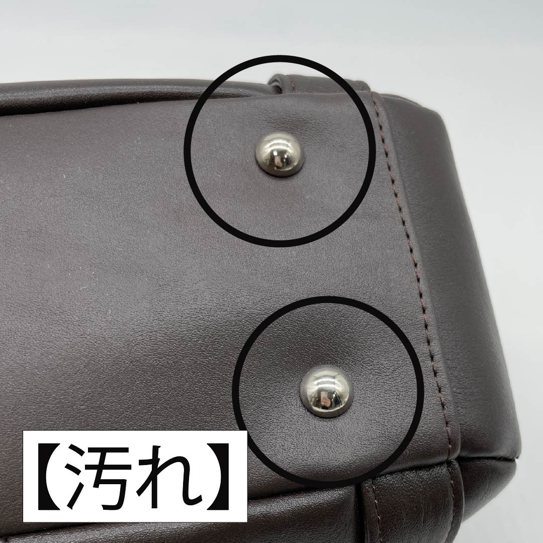 (新古品) 洋装バッグ 牛革 Aランク 新古品 牛革 2WAY 茶系 119700011314