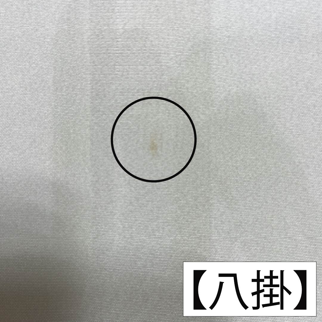 色無地 正絹 Sランク 身丈166cm 裄丈68cm 卯の花色(うのはないろ) 紋意匠 流水 一つ紋 袷 グレー系 1114002892522