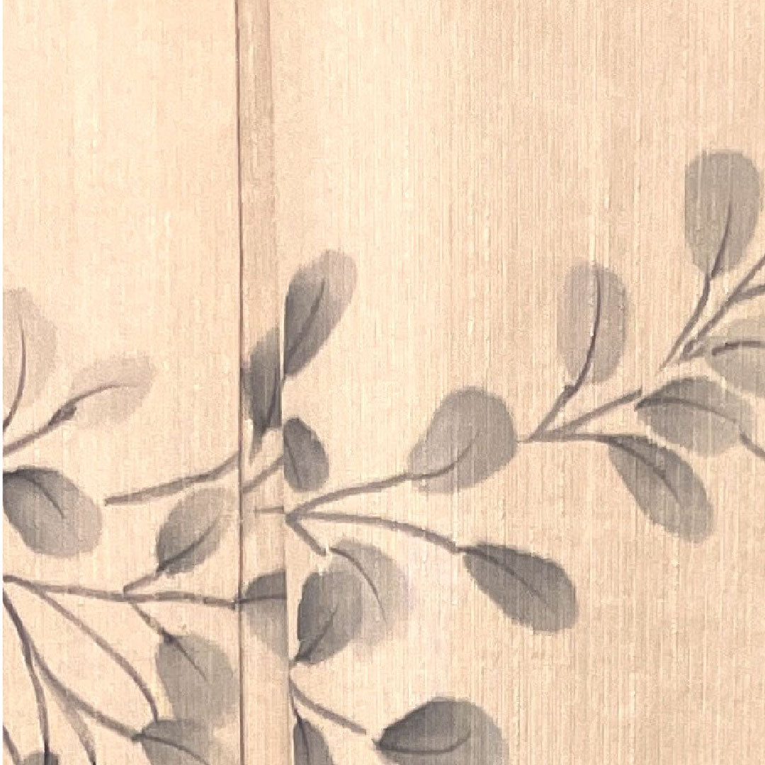 夏物 正絹 訪問着 身丈161.5cm 裄丈64cm 鴇色鼠色(ときいろねずいろ) 萩 紗 Sランク ベージュ系 1132000612425