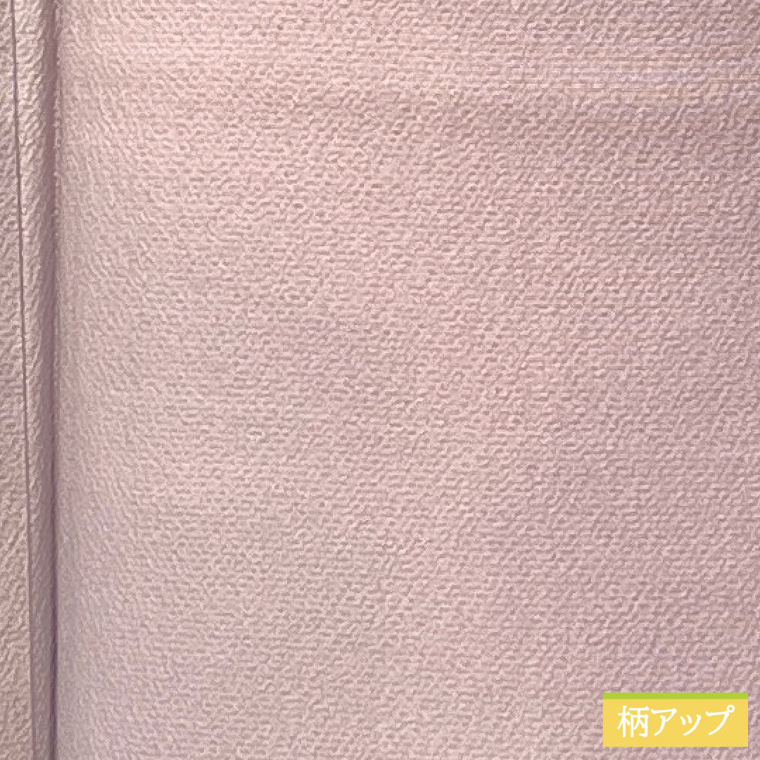 色無地 正絹 身丈159cm 裄丈66cm 素無地 斉藤三才 作家物 丹後ちりめん 袷 Sランク 紫系 1114001762320