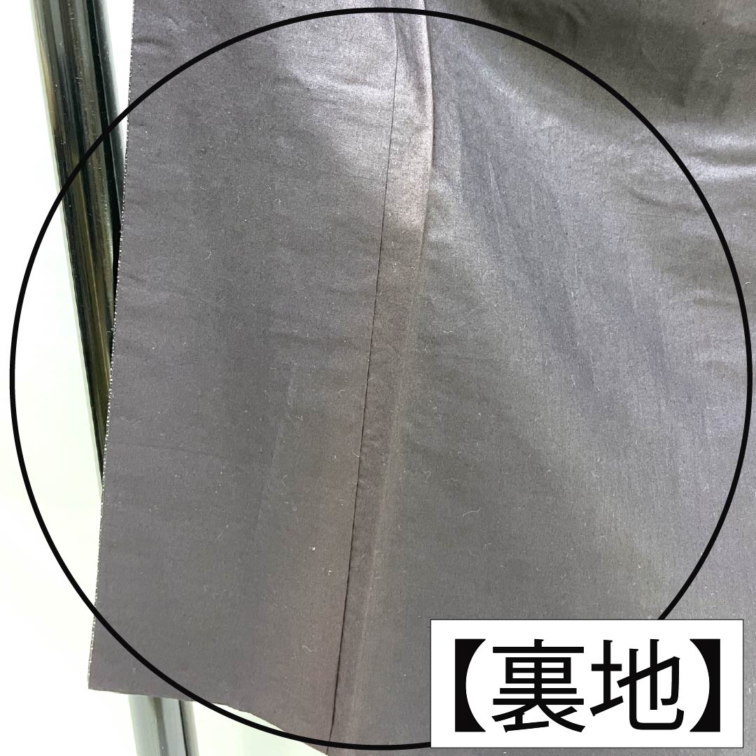 男物 正絹 Aランク 身丈139cm 裄丈66cm 大島紬 横双 袷 茶系 1119002073314