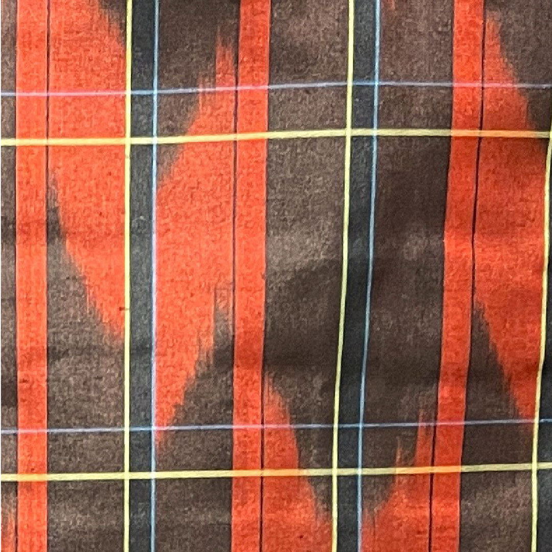 Tsumugi, Length 163.5cm, Sleeve length 62.5cm, Benibara color, Yagasuri, with basting thread, Unused, Pure silk, S rank, Awase, Red, 1116002782412