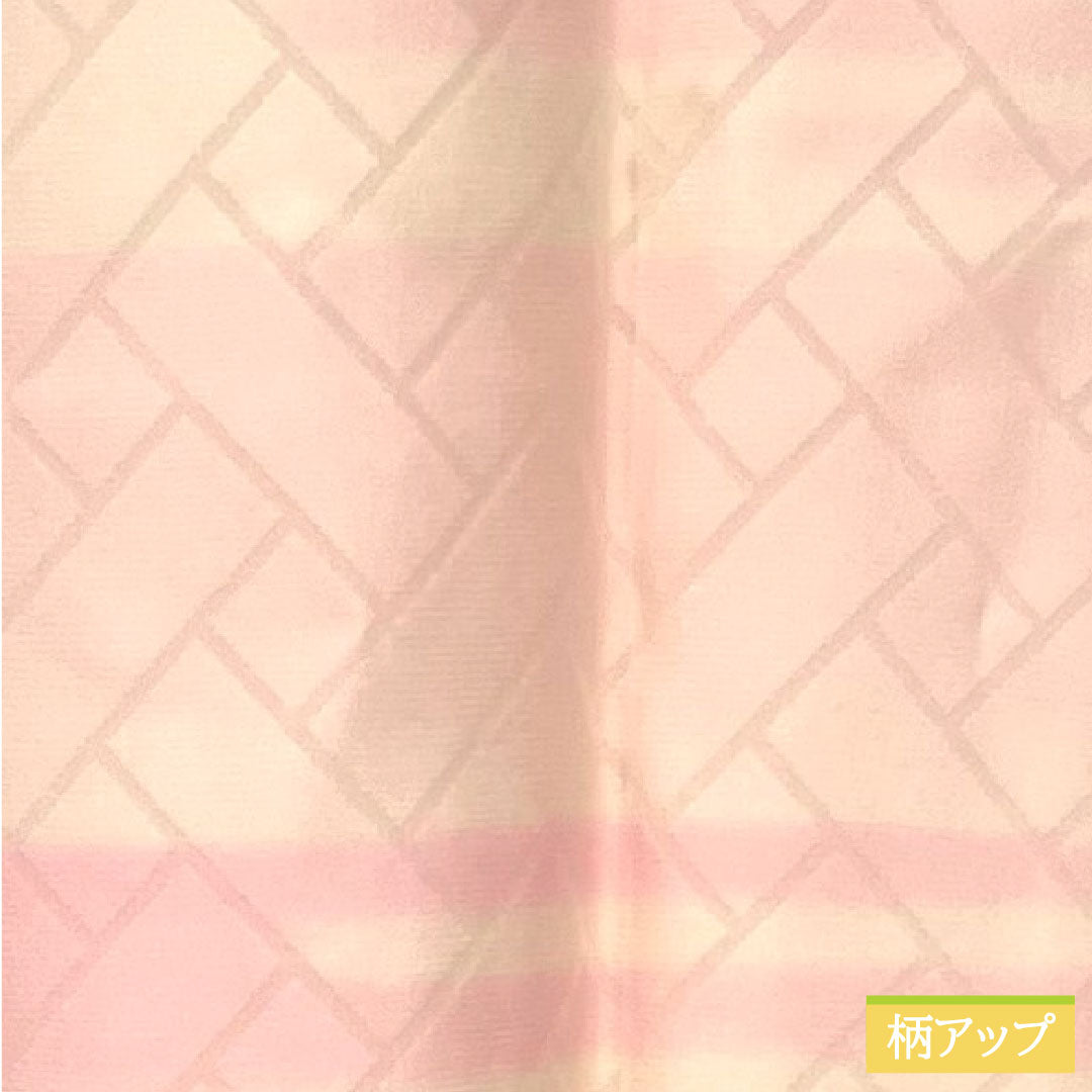 長襦袢 正絹 身丈126cm 裄丈63cm 単衣 ボカシ染 身上げ有り Sランク ピンク系 1129000652313