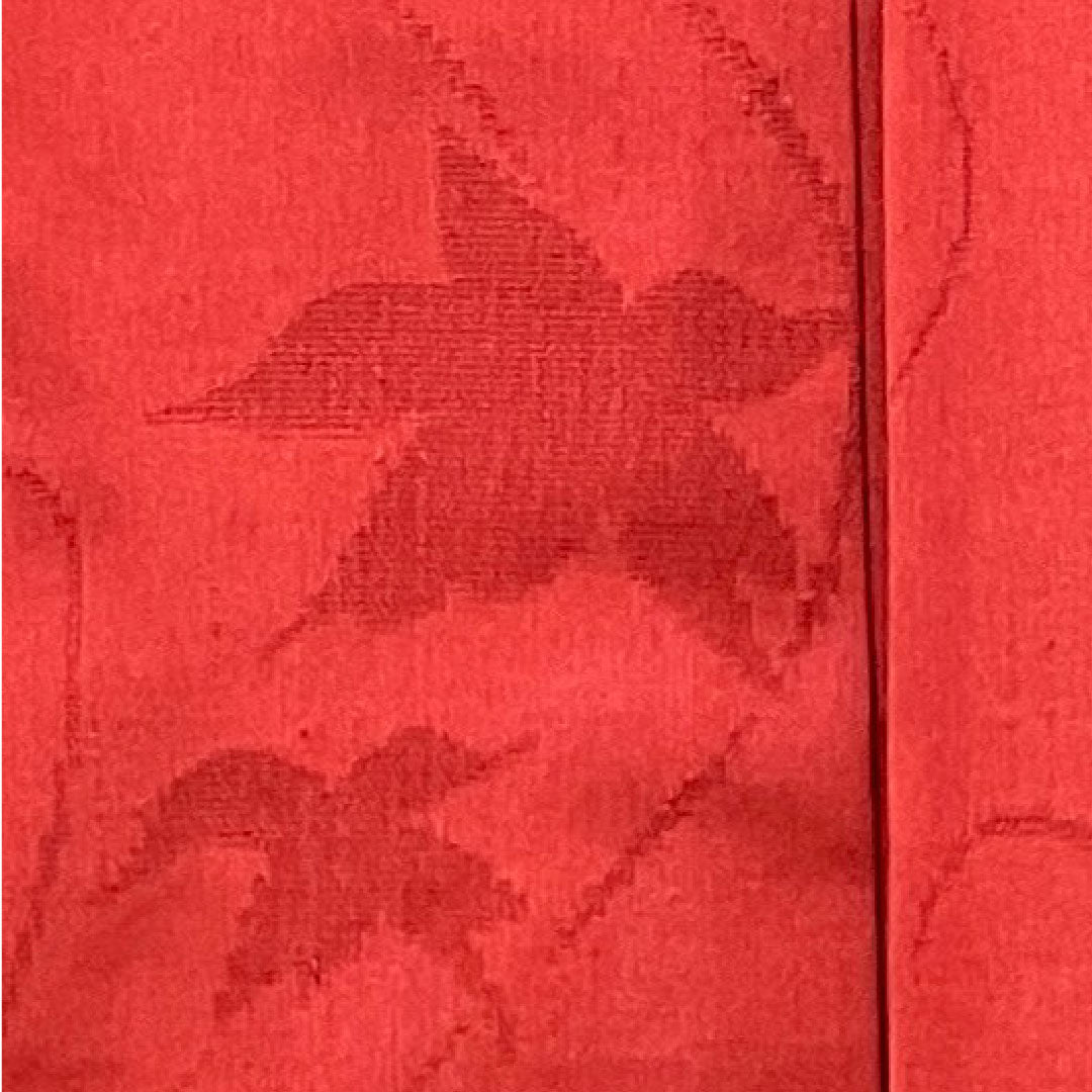 Summer item, pure silk, plain color, length 151.5cm, sleeve length 62cm, crimson, maple leaves, gauze, S rank, red, 1132001252212