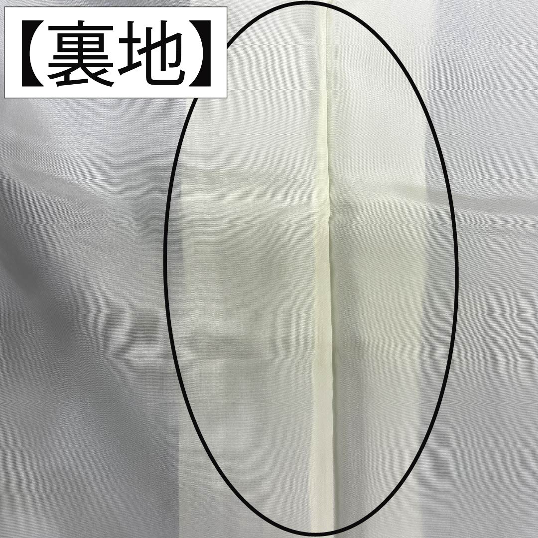 メンズ襦袢 ウール Aランク 身丈137cm 裄丈69cm 勿忘草色(わすれなぐさいろ) 風景画 袷 青系 1140000933317