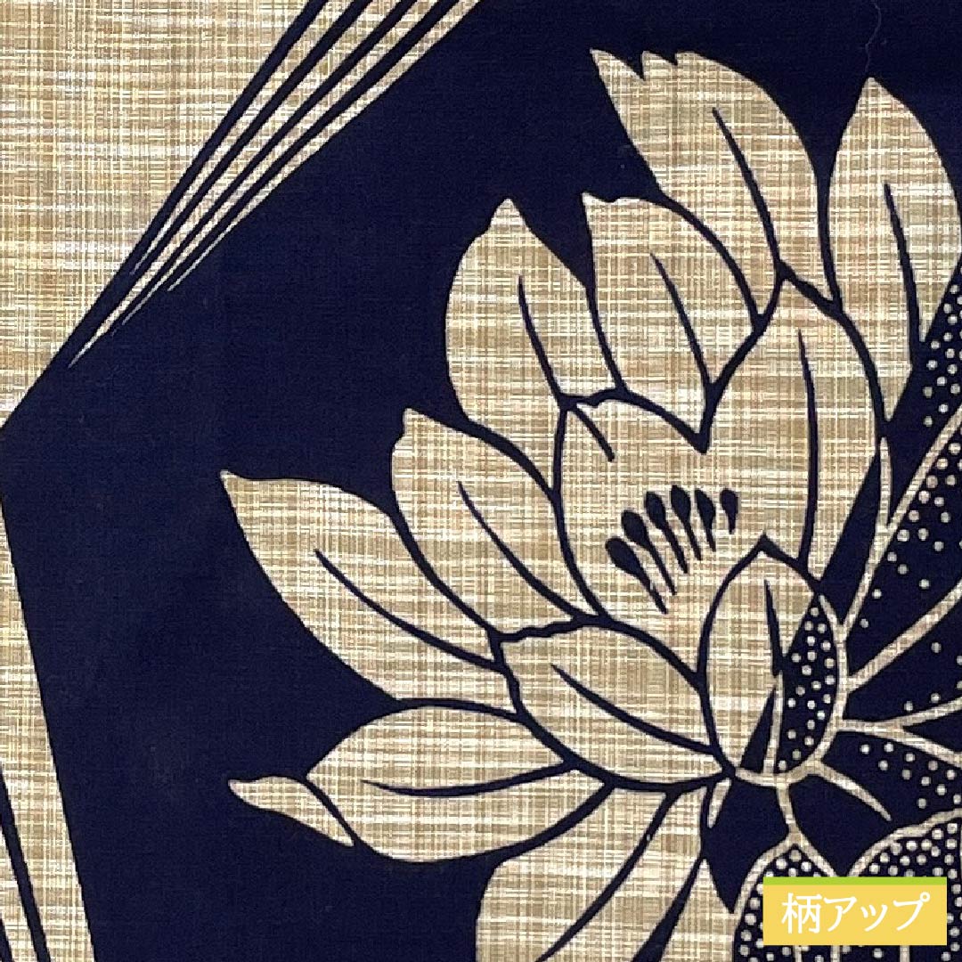 浴衣 木綿 身丈165cm 裄丈67.5cm Sランク 単衣 ベージュ系 内記煤竹色(ないきすすたけいろ) 花柄 1118005812525