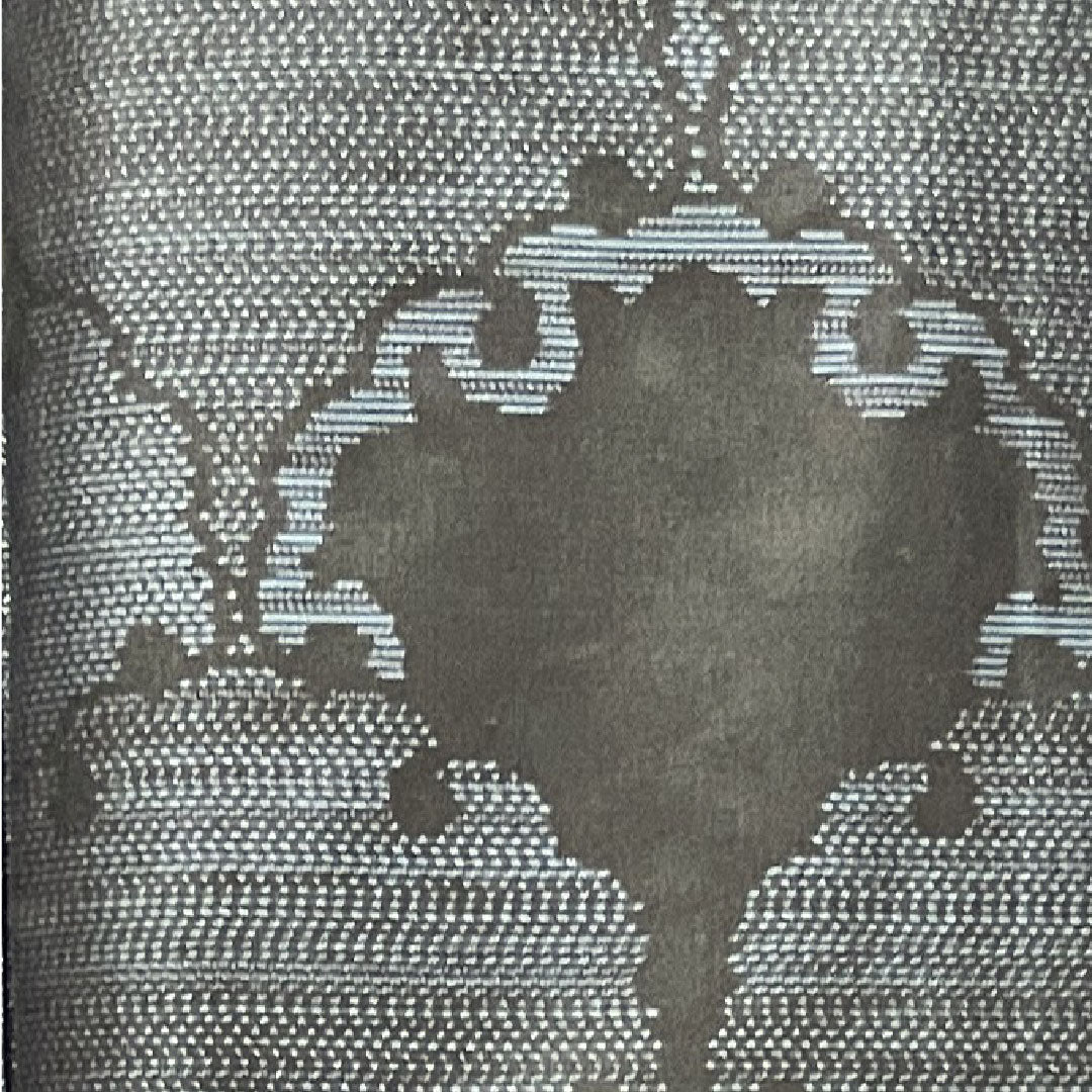 大島紬 身丈160.5cm 裄丈63.5cm 緯総絣 雪輪 正絹 Aランク 袷 紺系 1116002823418