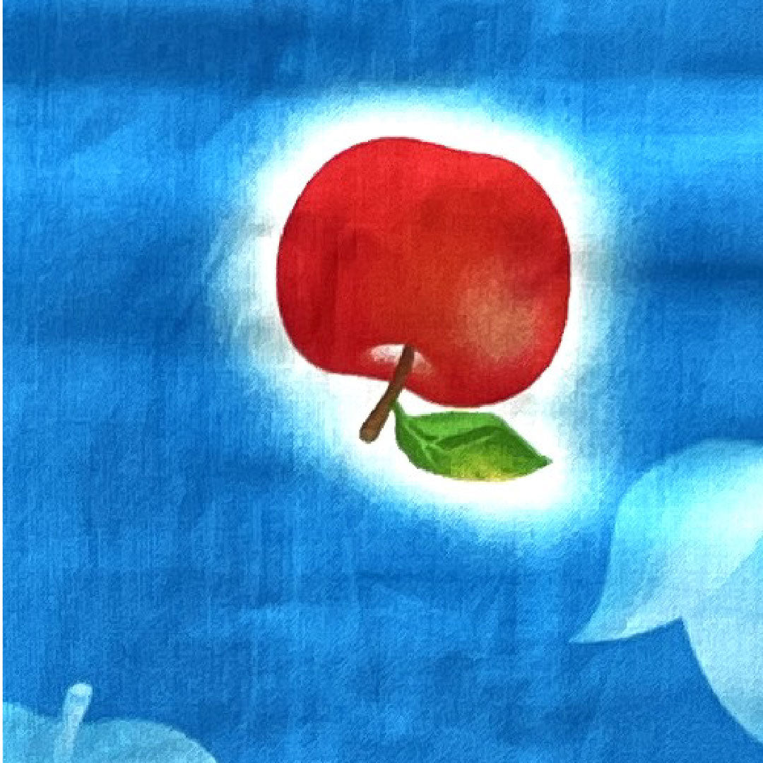 浴衣 真青色 リンゴ 木綿 Sランク 単衣 身丈155cm 裄丈64cm 青系 1118002222317