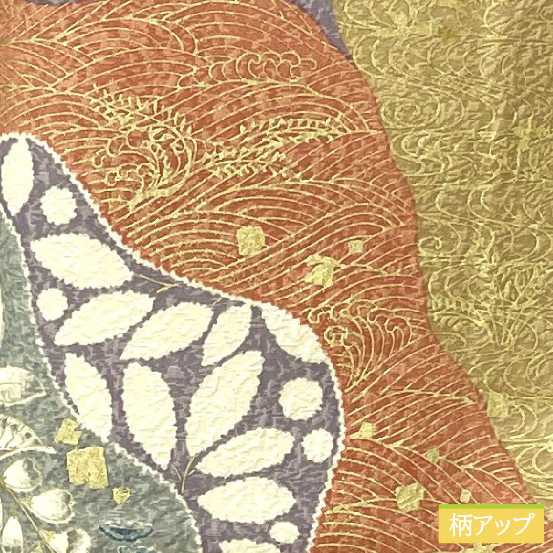 訪問着 正絹 袷 身丈159cm 裄丈63.5cm 東雲色(しののめいろ) 京友禅 辻ヶ花 Aランク ピンク系 1112005673313