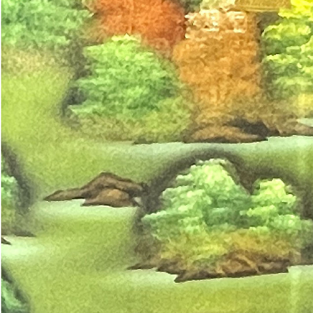 Black formal kimono, length 170.5cm, sleeve length 66cm, lined, no crest, with basting thread, unused, Kyo-Yuzen, Katsura Imperial Villa, landscape pattern, pure silk, S rank, none, black, 1111001092610