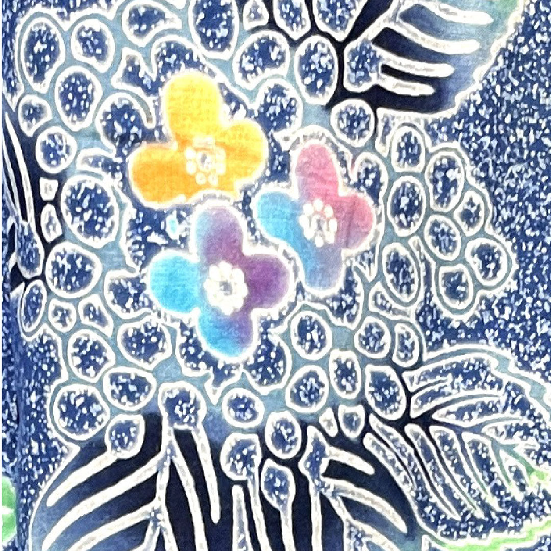 浴衣 露草色 紫陽花 木綿 Bランク 単衣 身丈158cm 裄丈66cm 青系 1118003704317