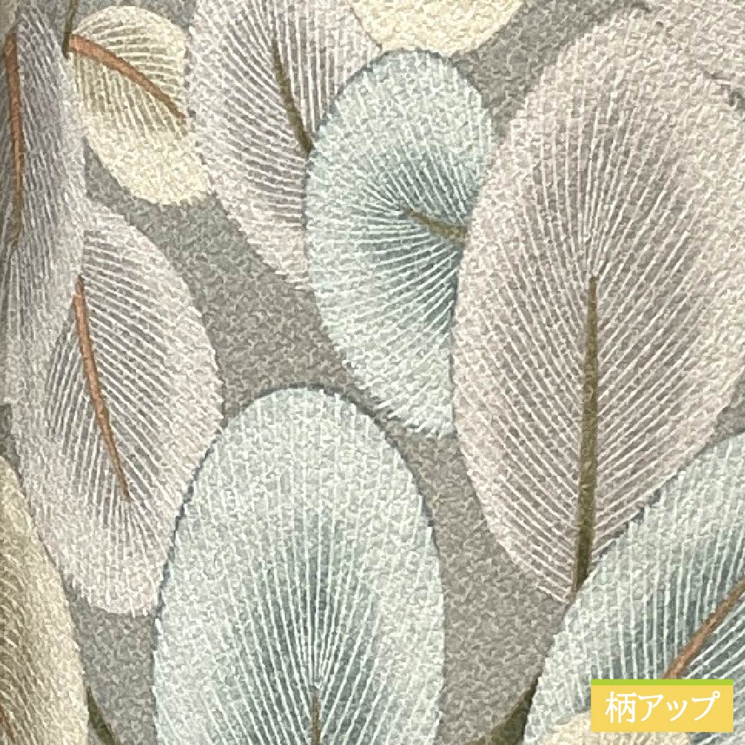 小紋 ポリエステル 身丈166cm 裄丈66cm 単衣 消炭鼠色(けしずみねずみいろ) 洗える着物 抽象柄 Aランク グレー系 1115005113522