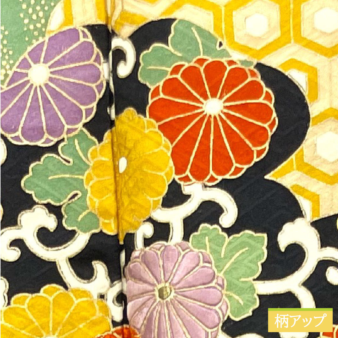 訪問着 正絹 袷 身丈160cm 裄丈63cm 緋色 京友禅 刺繡 吉祥文様 一つ紋(縫紋) 五三桐 Sランク 朱系 1112003752416