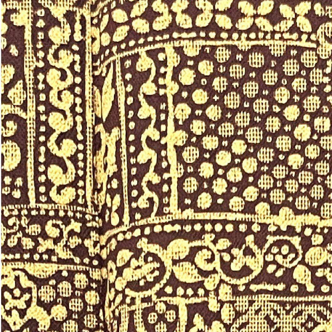 Komon, Length 156cm, Sleeve length 63.5cm, Awase, Iron black, Abstract pattern, Pure silk, S rank, Brown, 1115003422314