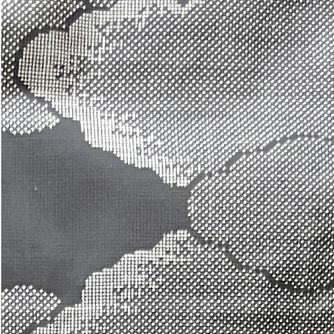 大島紬 身丈164.5cm 裄丈64.5cm 経緯絣 雲取り 正絹 Aランク 袷 黒系 1116002653410