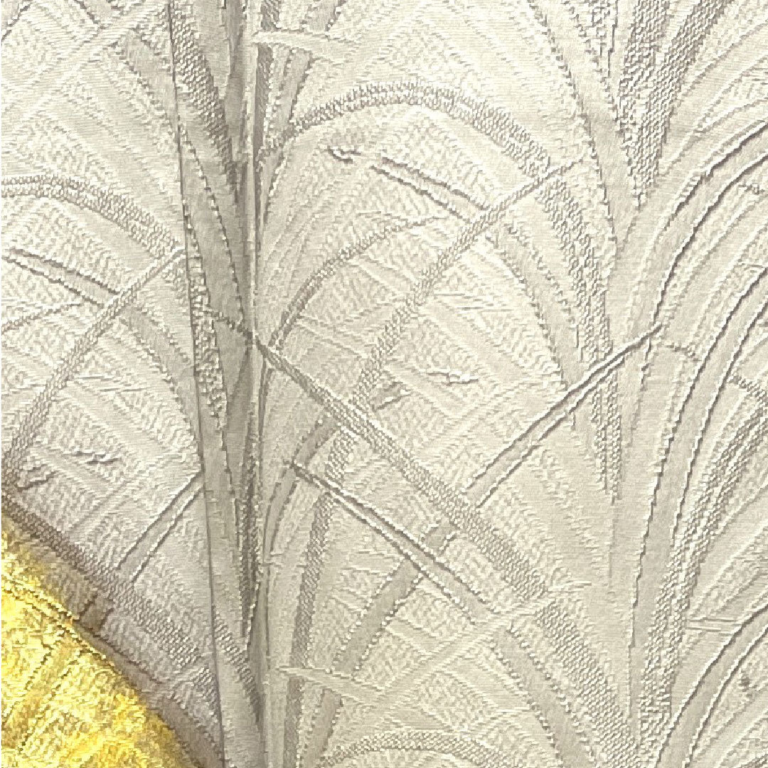 訪問着 正絹 袷 身丈150cm 裄丈62cm 雲井鼠色 大王松 作家物 しつけ糸付き 未使用品 Sランク グレー系 1112002892122