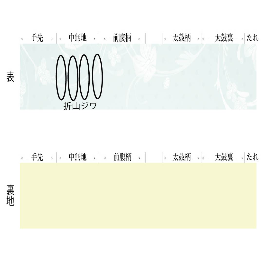 袋帯 正絹 Aランク 生成り色(きなりいろ) 綴れ織 留袖用 遠山 古典柄 帯丈448cm ポイント柄 フォーマル クリーム系 1123015313315