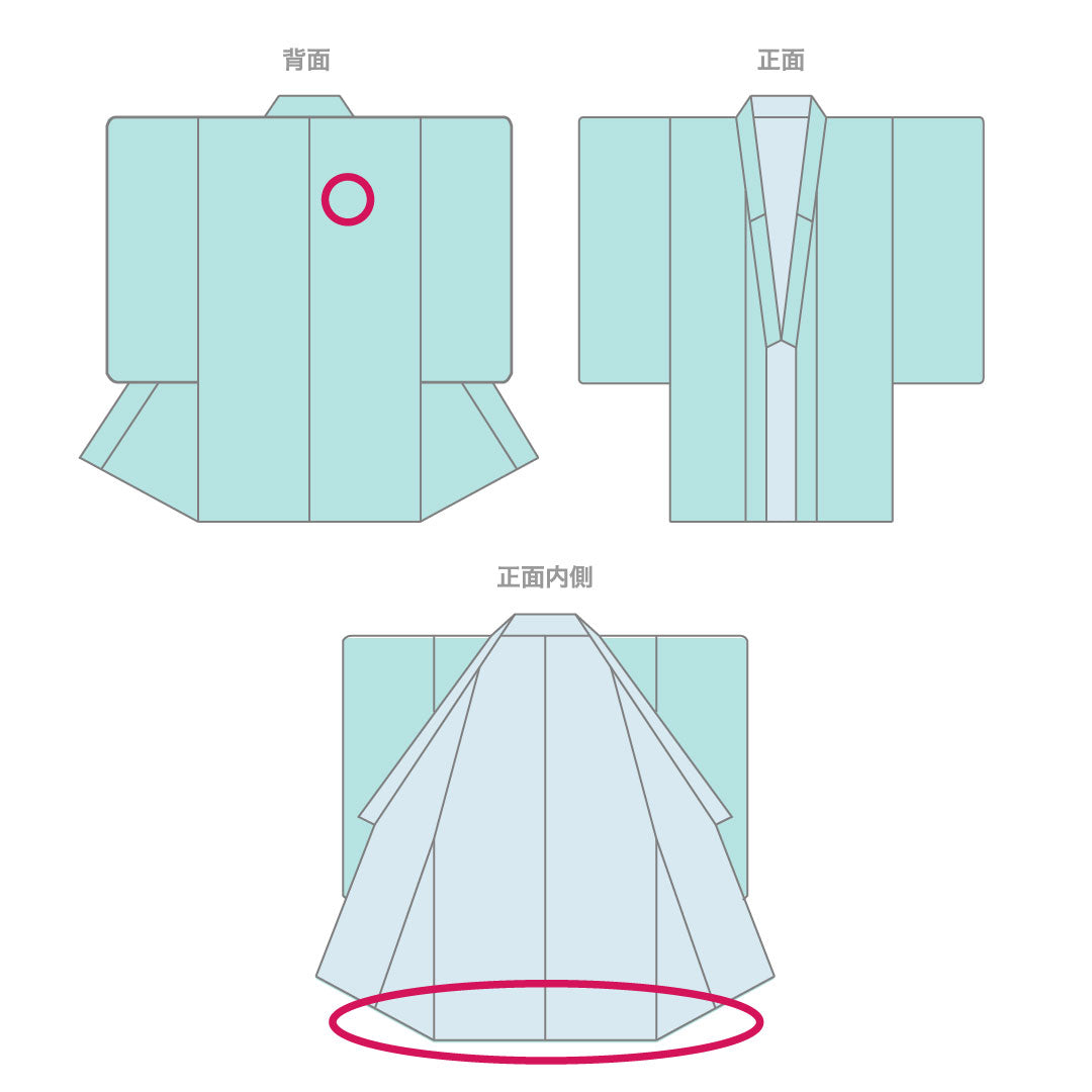 Long-sleeved kimono, length 175.5cm, sleeve length 68cm, lined, Kyoto Yuzen, Tsujigahana, dyed separately, circle with quince, pure silk, A rank, gradation style, 1113001583899
