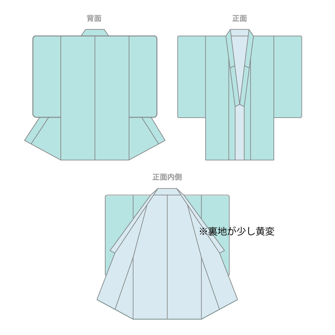 小紋 正絹 身丈161.5cm 裄丈65cm 袷 鳥の子色 型染 草花模様 Sランク クリーム系 1115003762415