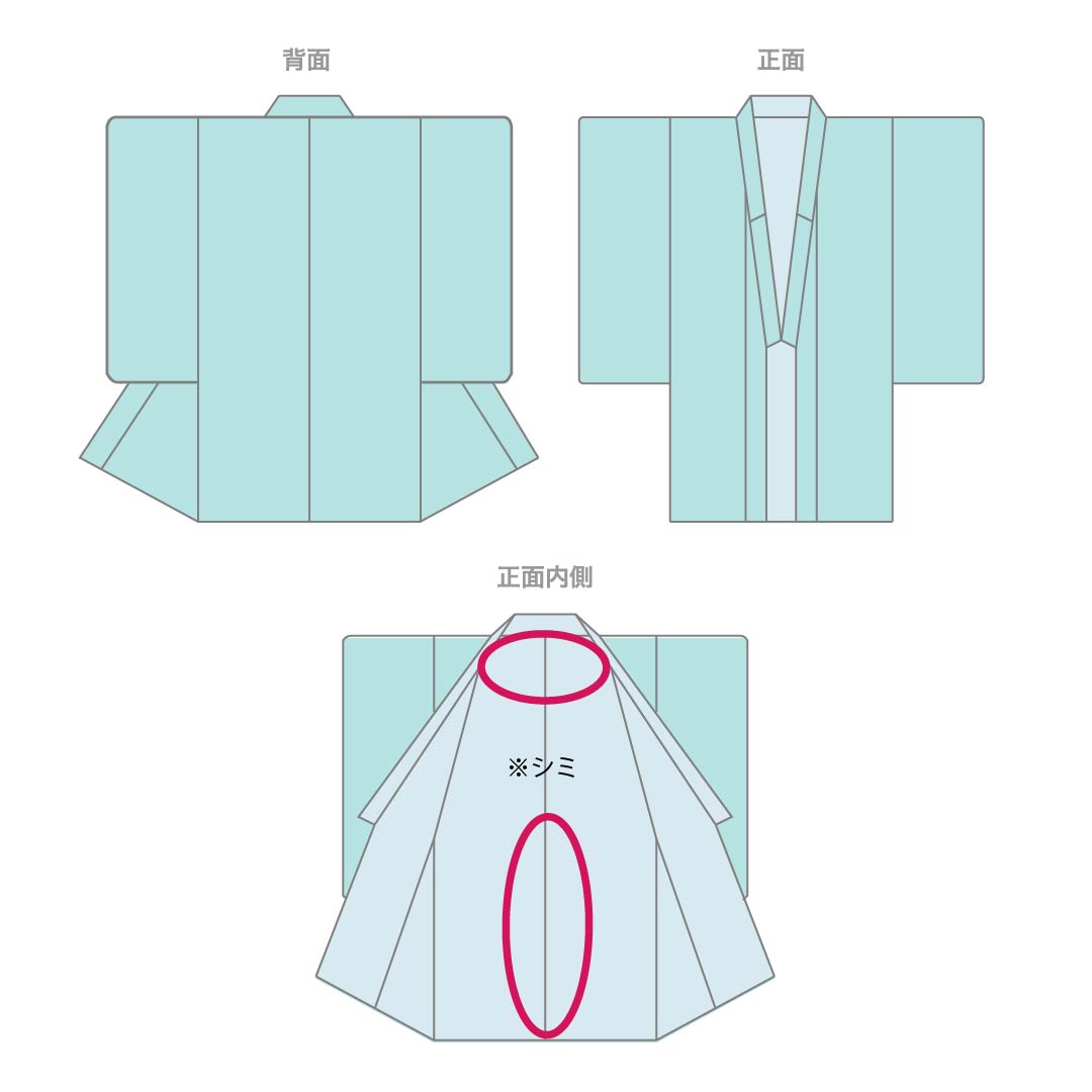 メンズ浴衣 木綿 Aランク 身丈157.5cm 裄丈72cm 幾何学模様 居敷当て付き 単衣 紺系 1138001133518