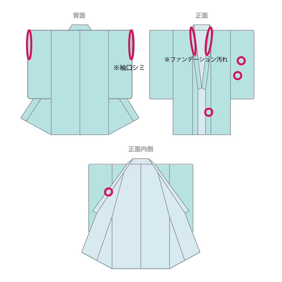 夏物 ポリエステル 訪問着 Bランク 身丈155.5cm 裄丈63cm 紫苑色(しおんいろ) 付下げ 鯉 流水 絽 紫系 1132004474320
