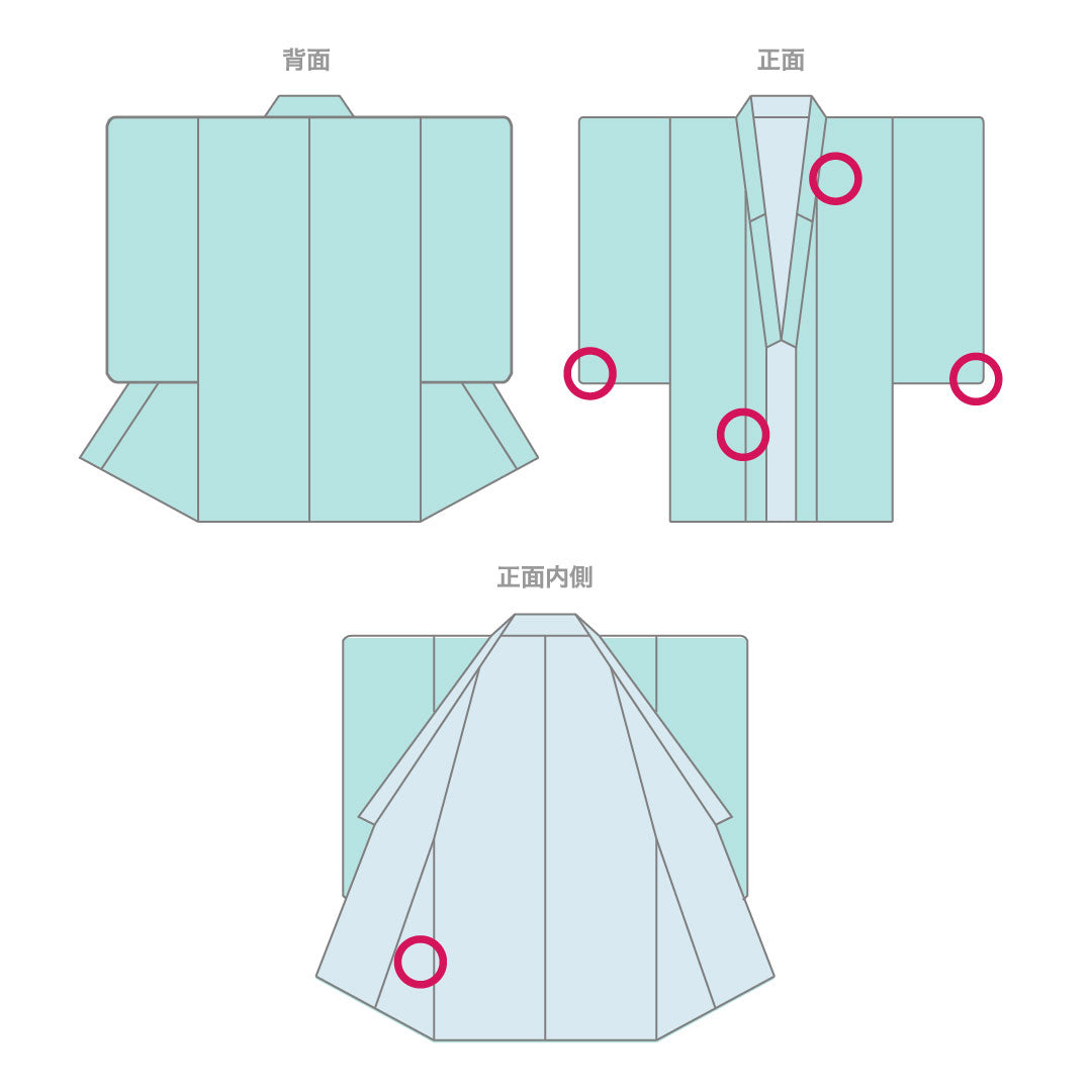 小紋 正絹 身丈165cm 裄丈66.5cm 袷 ボカシ染 抽象模様 草木染 Aランク グラデーション系 1115004743599